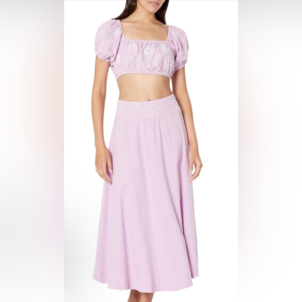 FREE PEOPLE Lotus Set in Orchid & White SIZE S NWT
